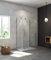 Aica Sanitär Duschkabine U-FORM Duschabtrennung U-Kabine 70x90x90cm Dusche Duschtür 6mm Nano Glas Drehtür H185cm