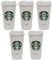 Starbucks Juego de 5 tazas calientes reutilizables de 16 onzas con tapa