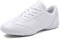 Damen Cheerleading Schuhe Mädchen Atmungsaktiv Tanzschuhe Leichtgewicht Cheer Schuhe Weiß Training Schuhe Fitness Gymnastik Yoga Weiß 33