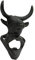 Woodside Wall Mounted Bull Head Beer Bottle Opener, Antique Vintage Rustic Cast Iron Coke/Beverage Cap Opener, Novelty Gift