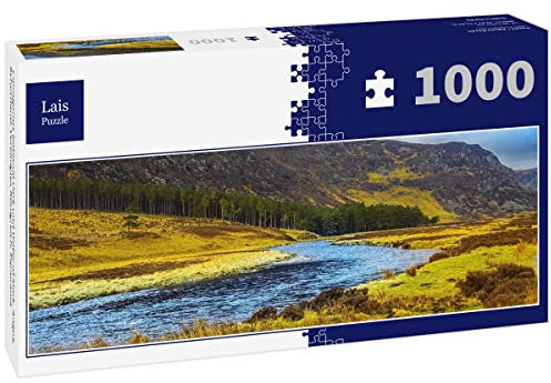 Lais Jigsaw Puzzle Cairngorms National Park and Water of Mark. Angus, Scotland, United Kingdom, panorama 1000 pieces