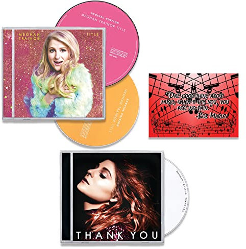 Meghan Trainor - Special Edition CD Collection: Limited Special Edition Album 'Title' With 4 Bonus Tracks and DVD + Thank You Deluxe Edition + Bonus Art Card