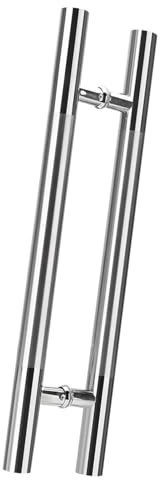 DonHeK Duschraum-Glastürgriff, Edelstahl-Glasschiebetürgriff/Badezimmer, Geeignet for Badezimmer Zu Hause Und Firmenglastüren 300–1500 Mm (Size : Pitch-200mm)