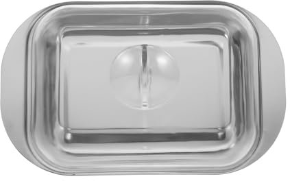 HOMSFOU 2 Pièces Beurrier plateau de stockage de fromage moule à pain français ferme couverts beurre plat de fromage maison vaisselle pour la maison nourriture moule à gâteau le dessert