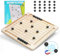 Schachbrett Magnetisch, Magnetic Chess Game, Magnetisches Schachspiel Brettspiel, Schach Set, Tragbares Chess Board für Erwachsene Kinder Party Reisen (Hölz-Verbessertes Modell)