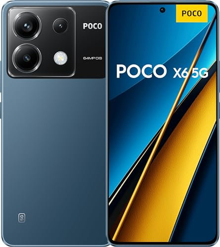 Redmi Poco X6 5G - Smartphone 8GB/256GB 5100mAh 6,67 AMOLED Display Blue
