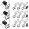 10pcs Barillet Boite aux Lettres avec 4 plaques de verrouillage différentes, Serrure Boite aux Lettres avec Clés, Serrure Placard, Serrure Meuble (10pcs 30mm)