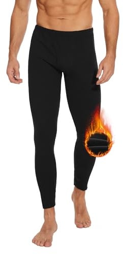 AKKQHH Thermo Unterhosen Herren Lange Warm Thermohose Männer | Thermounterwäsche Winter Skiunterwäsche Fleece Funktionsunterwäsche Unterwäsche Hose