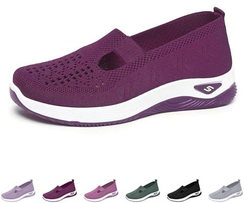 Scarpe da Ginnastica Sportive Donna con Plantare Estraibile - Sneakers Running Basse Basket Sport Outdoor Fitness Mesh - Ortopediche Leggere