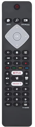 BRC0884301/01 Telecomando di ricambio per Philips 4K UHD TV 43PUS7555/12 43PUS7505/12 24PFS6855/12 32PFS6805/12 32PHS6605/12 50PUS6504/12 50PUS7 555/12 50PUS7505/12 32PFS6855/12 43PFS6805/12
