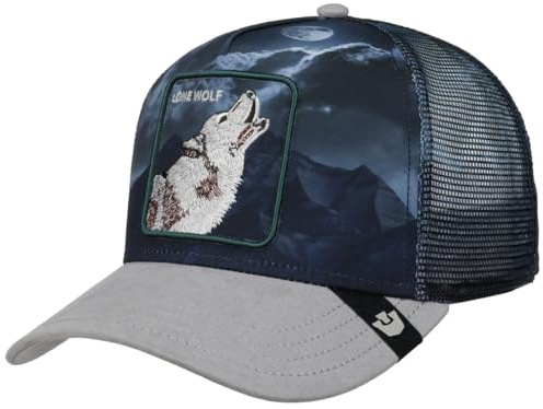 Goorin Bros. Wolf In The Element Cap Basecap Baseballcap Truckercap Meshcap Damen/Herren - Snapback, mit Schirm, Futter Frühling-Sommer Herbst-Winter Frühjahr
