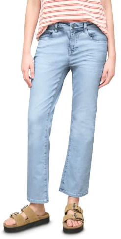 Street One Studio Damen Mid Waist Kick Flare Jeans im Skinny Fit 3817572