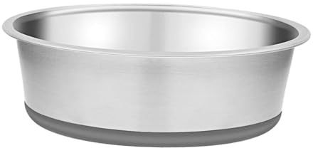 Allayu Gamelle Anti-glouton Portable en métal pour Animaux de Compagnie, antidérapante, pour Chiens, Chats et Chiots. Bol intégré pour gamelle Anti-glouton, 18 cm