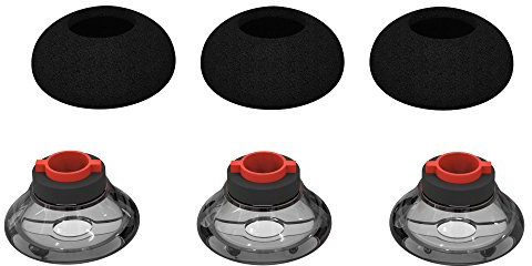 Voyager 5200 Eartips Replacement,Voyager Legend 30/ Voyager Legend 50 Ear tips,3 Pack Eargel kits Foam Cushion Cover for Plantronics/Poly Voyager Headphone-Medium
