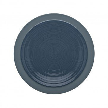 Guy Degrenne Lot de 6 Assiettes à Dessert Bahia Coloris Bleu de Roche