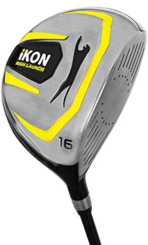 Slazenger Kids Ikon Golf Driver Junior Yellow 3-5 Years Driver