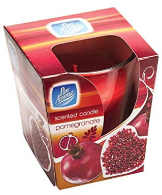 Pan Aroma Scented Candle - Pomegrante - Fragrance fragranced Scent Smell Smelly