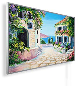 Könighaus Infrarot Bildheizung ✓ Qualität mit TÜV SÜD ✓ 5 Jahre Herstellergarantie ✓ 200+ Bilder ✓ Doppelter Überhitzungsschutz ✓ inkl. Thermostat ✓ 600W ✓ Motiv: Ölgemälde 235