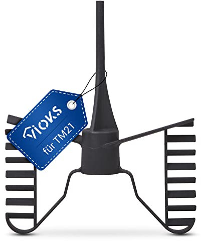 Vioks Pièces de rechange pour Thermomix TM21 Rühraufsatz TM 21 Noir