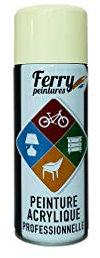 Bombe de peinture Ivoire clair - 400ml - Qualité Professionnelle - Ferry