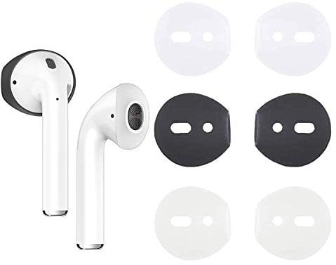 sciuU Fit in Case Schutzhülle Kompatibel mit Airpods, [3 Paare] Anti-Rutsch-Pads, Kopfhörer Schutzhülle flexibel aus weichem Gummi-Silikon Kompatibel mit Apple AirPods 1 & 2, Gruppe A