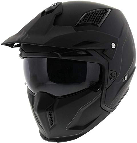 MT HELMETS 12720000138 Streetfighter, SV Solid A1, Matt schwarz, XXL