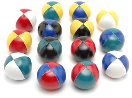 Mister Babache Ball, Körnung 130 g, 2 Grundfarben Weiß / Grün