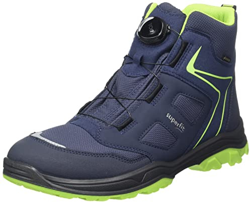 Superfit JUPITER leicht gefütterte Gore-Tex Sneaker, BLAU/HELLGRÜN 8000, 34 EU