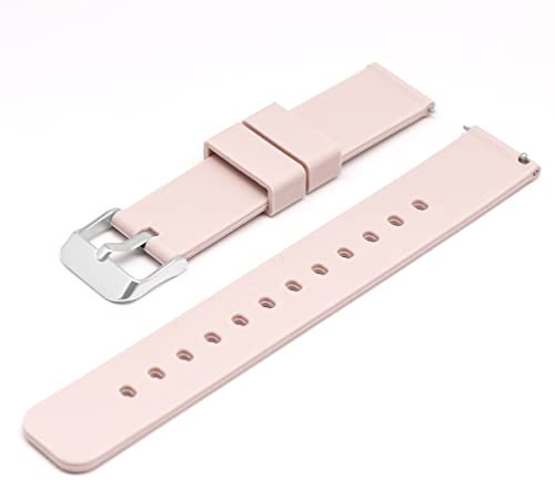 Adallor® Correa Reloj Silicona 18mm 20mm 22mm, Correas y Pulseras Goma de Reloj Sportive Impermeable para Hombre y Mujer, Adjustable Repuesto Pulsera/Banda de Caucho para Relojes y Smartwatch