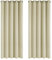 Deconovo Blickdichte Vorhänge mit Ösen Thermovorhang Kälteschutz Thermovorhänge Kälteschutz Thermovorhänge Thermovorhang Thermovorhang 214x168cm(HxB) Beige 2er Set