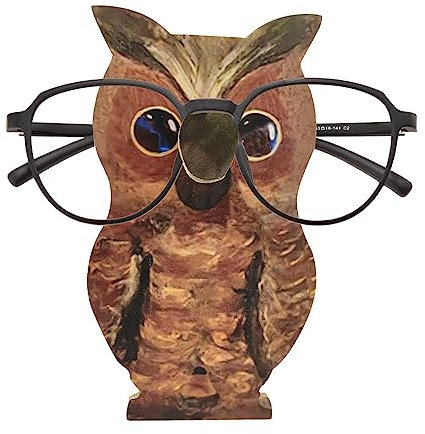 OKUYAN Brillenhalter Ständer Tier Brillenhalter Ständer Eule Form Augenbrillenhalter Ständer Neuheit Sonnenbrillenhalter Dekorativer Ständer für Brillen Home Office Schreibtisch Dekor Zubehör