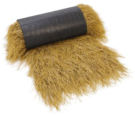 Tiki - Rollo de paja artificial mexicana para techo de paja de paja artificial para Tiki, bar, cabaña, fiesta, jardín, valla, patio, manualidades, palapa, tejado, pato, ciego, hierba, heno, balas para