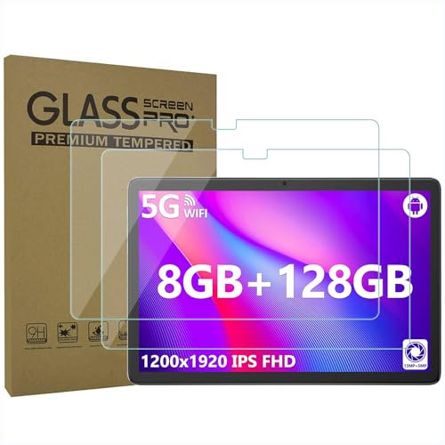 AKNICI 2-Stück PanzerglasFolie Schutzfolie für jumper M10SE Tablet 10 Zoll, Gehärtetem Glas Panzerglasfolie Displayschutz für jumper M10SE Tablet 10 Zoll, 9H Härte/Anti-Kratzer