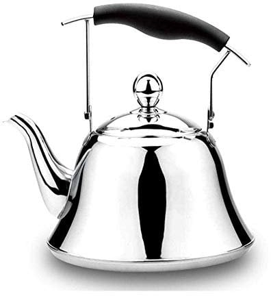 YSACJFD Stovetop Kettles,Whistlikettle for Induction Hobkettle for Gas Stove Stainless Steel Whistle Tea Kettle Water Bottle 4L/Stainless Steel/4L