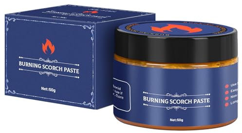 KOAHDE Wood Burning Gel,Holzverbrennungsmarker,Holzbrennpaste,DIY Brandmalerei-Zubehör für DIY Holzmalerei,Einfach Aufzutragende Brennpaste,Marker Paste für Holz Brennen Paste,50g