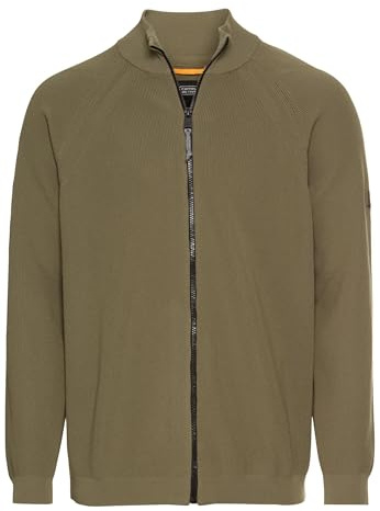 camel active Herren Strickjacke aus atmungsaktivem Polyester