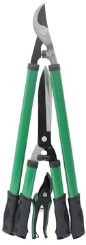 SECURA Gartenscheren Set 3-teilig | Astschere 63cm | Heckenschere 52cm | Rosenschere 20 cm | 3x Gartenschere verschiedene Größen