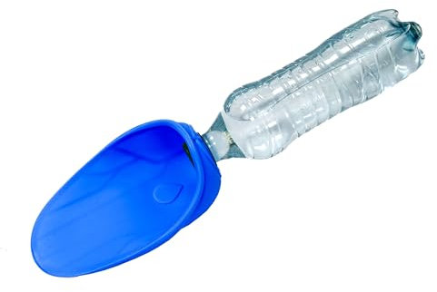 Silikon Trinknapfaufsatz für Hunde – Blau – Für PET-Flaschen, Tragbarer Reise-Wasserspender für Unterwegs, Auslaufsicher, Leicht & Kompakt, Lebensmittelgeeignetes Silikon