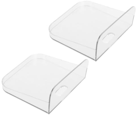 Lurrose Wandhalterung und Elegantes Acryl 2 Stück Kamerahalterung ohne Bohren Multifunktionales Schwebendes Regal für Überwachungskamera für Innenbereich
