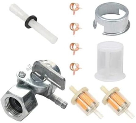 Generator Fuel Tank Valve Female Oil Switch Shutoff Valve With Inline Fuel Filter For 4000 For 4375 For 6500 For 8750 For 9000
