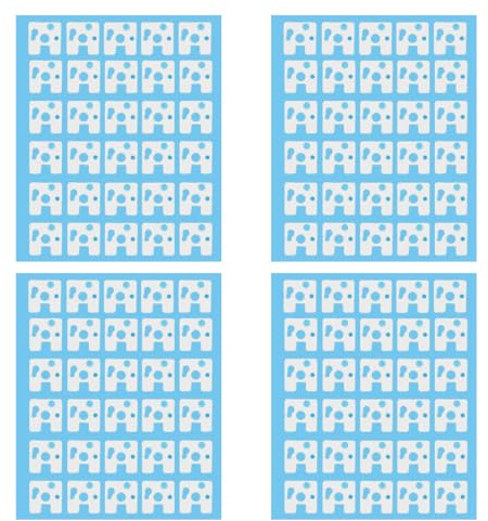 120Pcs Pad for Mechanical Keyboards PCB Switches Pad Stickers Foam Materials Gaskets Improve