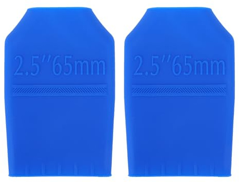 lasuroa 2pcs Paint Brush Cover, Universal Silicone Paint Brush Protective Cover Sleeve for Bristle Protecting