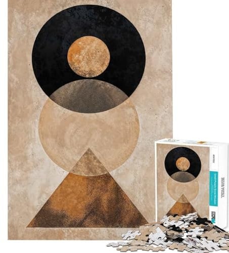 1000-teiliges Puzzle für Teenager Geo-Element-Puzzle für Erwachsene praktisches Spiel für den Urlaub (Größe 38x26cm)