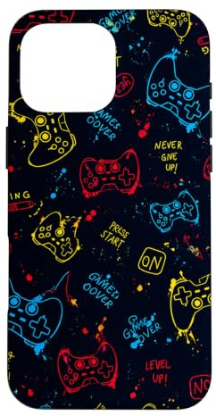 Hülle für iPhone 16 Pro Max Ästhetischer Videospiel-Controller Gamer Jungen Gaming Sommer