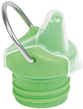Klean Kanteen Cap Sippy Vert pour Enfants, BPA-Free, Nettoyage Facile, Anti-Déversement, Lavable au Lave-Vaisselle