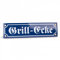 meinherzschlag Emaille-Schild Grill-Ecke