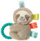 Taggies Soft Rattle with Teether Ring, 13-Centimetres, Molasses Sloth