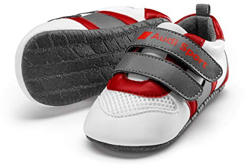 Audi collection Unisex Baby 3201900900 Audi Sport Sch hchen, Wei߸ Grau Rot, 17 18 EU