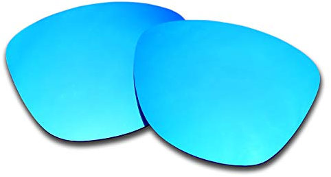 SOODASE Pour Oakley Frogskins Asian Fit Des lunettes de soleil Bleu Verres de remplacement polarisés