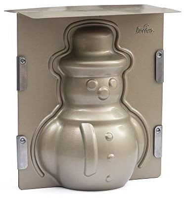 Decora 0075012 Stampo 3d Pupazzo Di Neve Antiaderente - 16 x 8,5 x h 20 cm